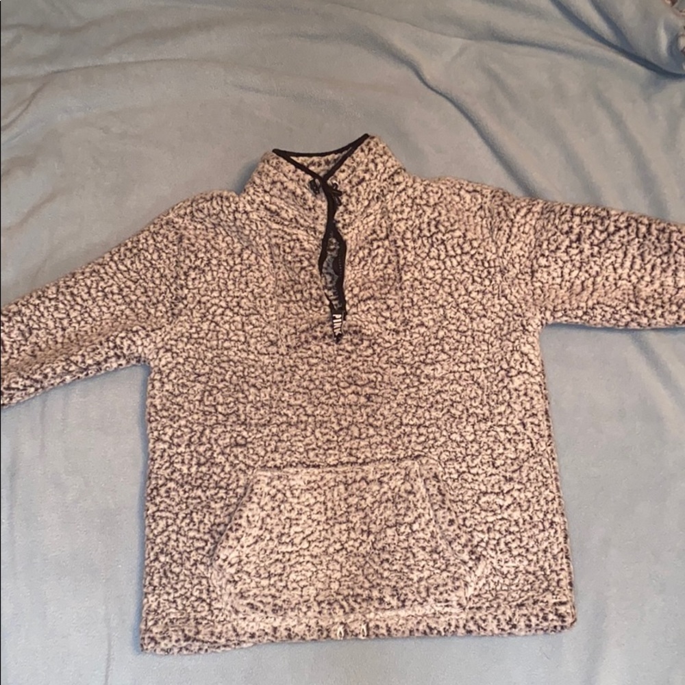 SOLD Pink sherpa jacket xs